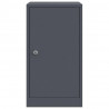 skrzynka na listy z drzwiami Antracyt 30 x 20 x 55 cm Stal