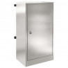 skrzynka na listy Srebrny 30 x 20 x 55 cm Stal nierdzewna