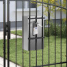 skrzynka na listy Srebrny 30 x 20 x 55 cm Stal nierdzewna