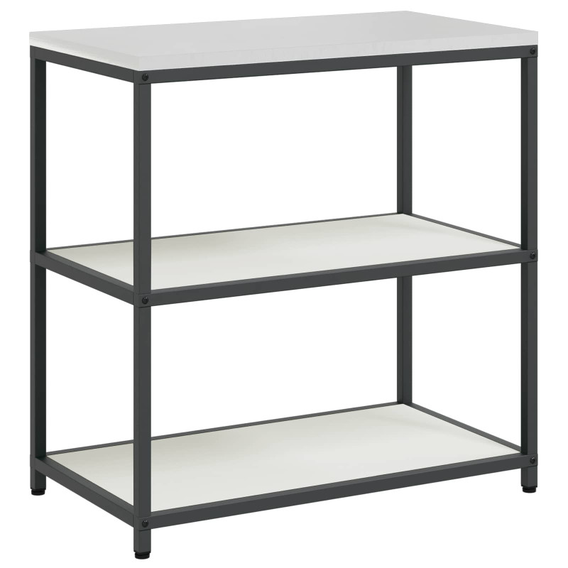 Przechowywanie w kuchni z półką Biały 60 x 50 x 92 cm Stal
