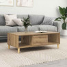 Stolik kawowy Dąb rzemieślniczy 102 x 55 x 35 cm