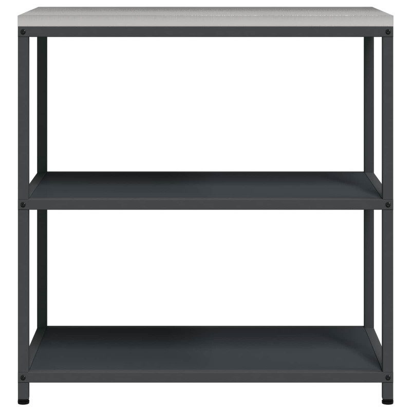 Przechowywanie w kuchni z półką Antracyt 60 x 50 x 92 cm Stal