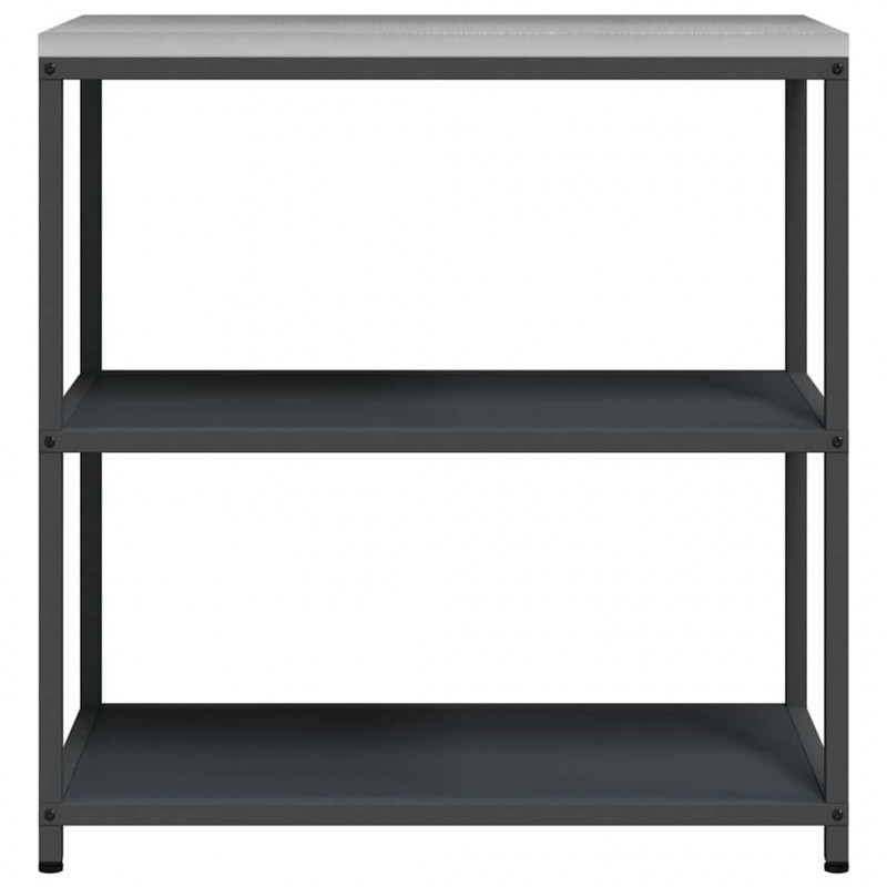 Przechowywanie w kuchni z półką Antracyt 60 x 50 x 92 cm Stal