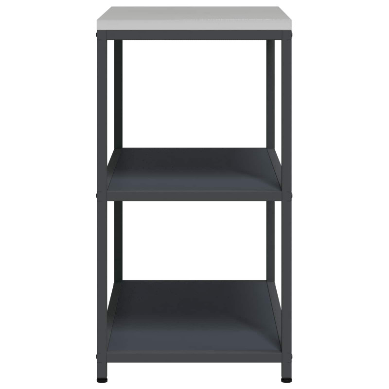 Przechowywanie w kuchni z półką Antracyt 60 x 50 x 92 cm Stal