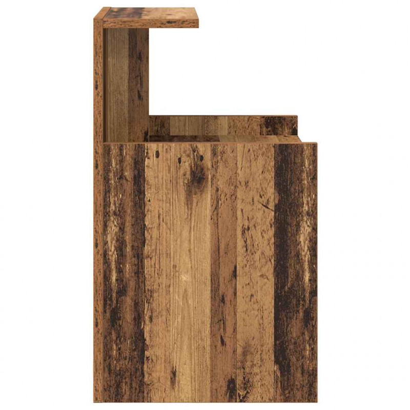 Szafka Nocna 2 pcs Stare drewno 40 x 35 x 60 cm