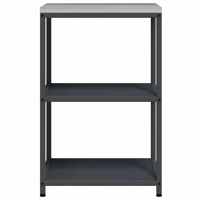Przechowywanie w kuchni z półką Antracyt 60 x 50 x 92 cm Stal