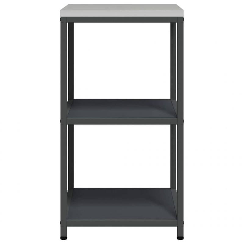 Przechowywanie w kuchni z półką Antracyt 60 x 50 x 92 cm Stal