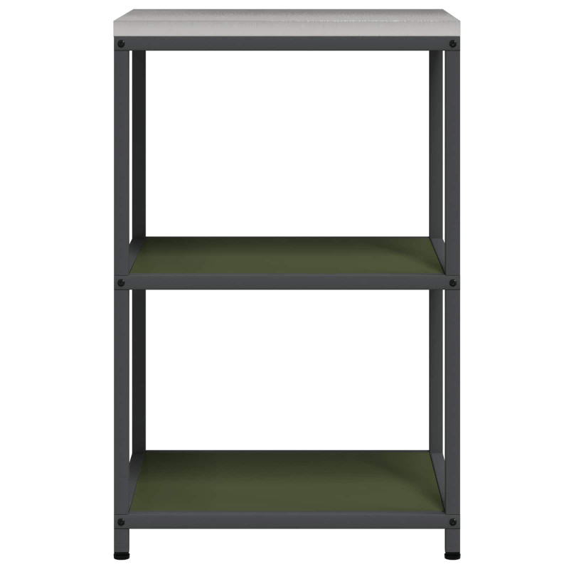 Przechowywanie w kuchni Zielony oliwkowy 60 x 50 x 92 cm Stal