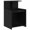 Szafka Nocna 2 pcs Czarny Dąb 40 x 35 x 60 cm