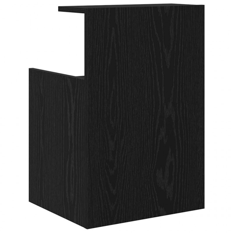 Szafka Nocna 2 pcs Czarny Dąb 40 x 35 x 60 cm
