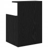 Szafka Nocna 2 pcs Czarny Dąb 40 x 35 x 60 cm