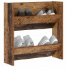 Szafka na buty z półką Stare drewno 60 x 18 x 60 cm