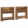 Szafka na buty z półką 2 pcs Stare drewno 60 x 18 x 60 cm