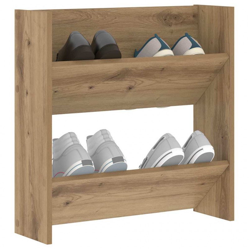 Szafka na buty z półką Dąb rzemieślniczy 60 x 18 x 60 cm