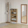 Szafka na buty z półką 2 pcs Dąb rzemieślniczy 60 x 18 x 60 cm
