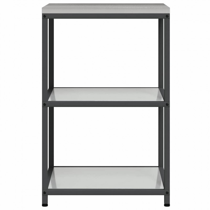 Przechowywanie w kuchni z półką Srebrny 60 x 50 x 92 cm Stal