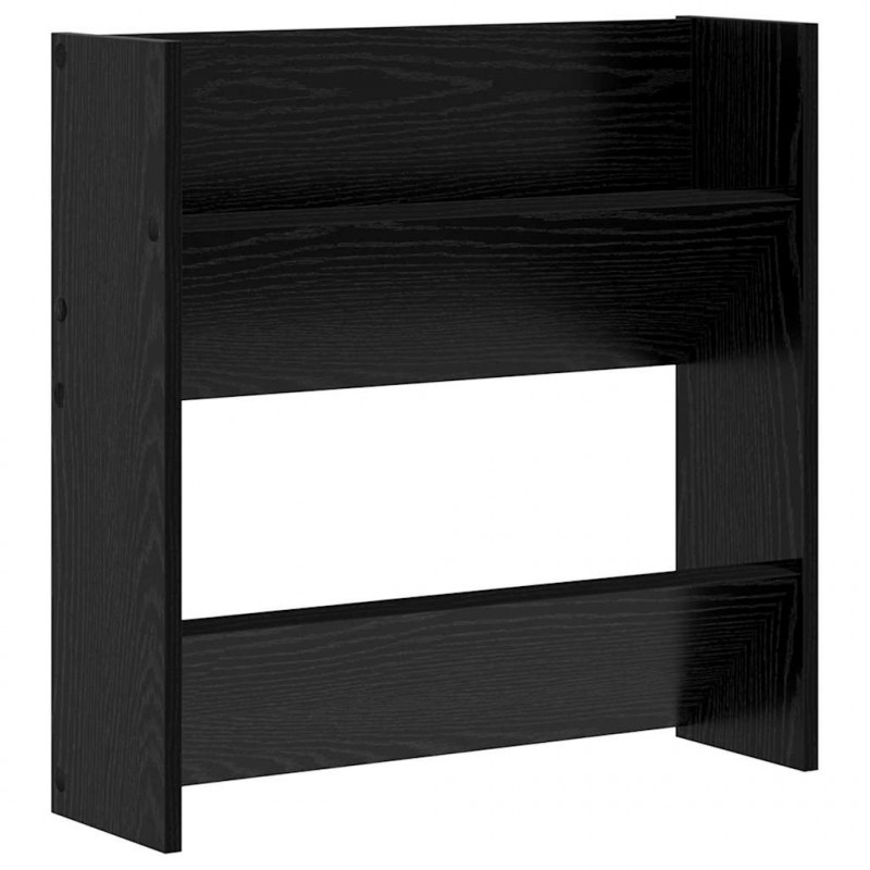 Szafka na buty z półką Czarny Dąb 60 x 18 x 60 cm