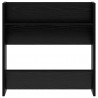 Szafka na buty z półką 2 pcs Czarny Dąb 60 x 18 x 60 cm