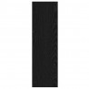 Szafka na buty z półką 2 pcs Czarny Dąb 60 x 18 x 60 cm