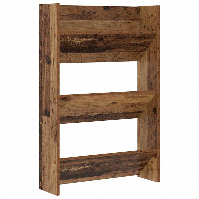Szafka na buty z półką Stare drewno 60 x 18 x 90 cm