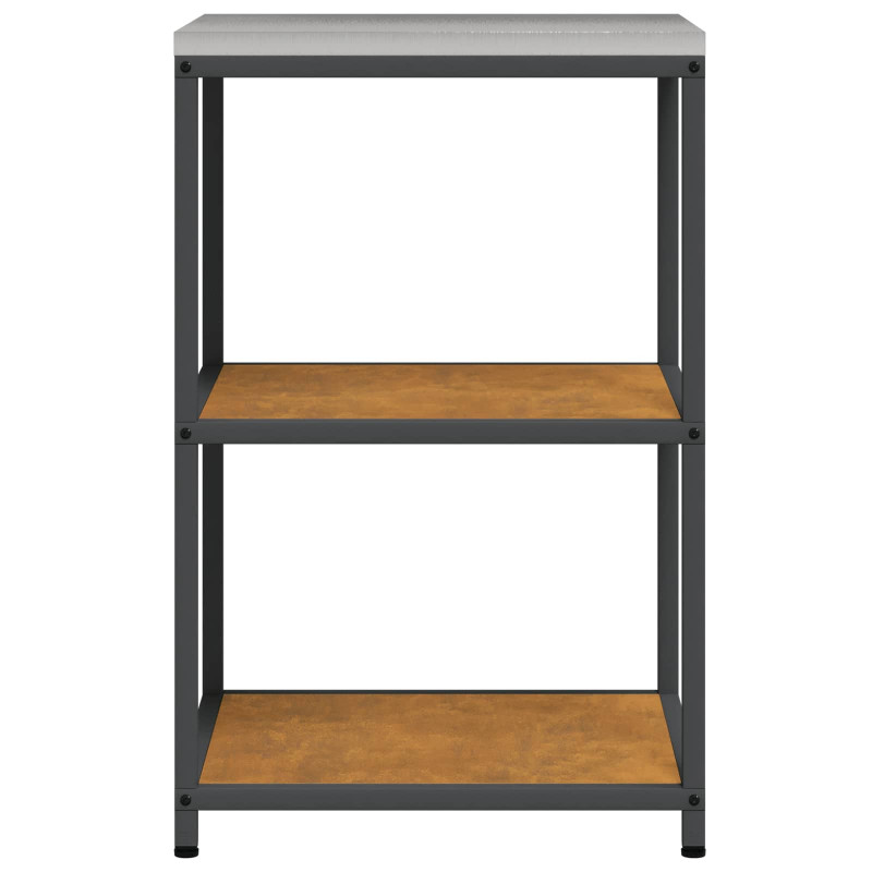 Przechowywanie w kuchni z półką Rdzawy 60 x 50 x 92 cm Stal