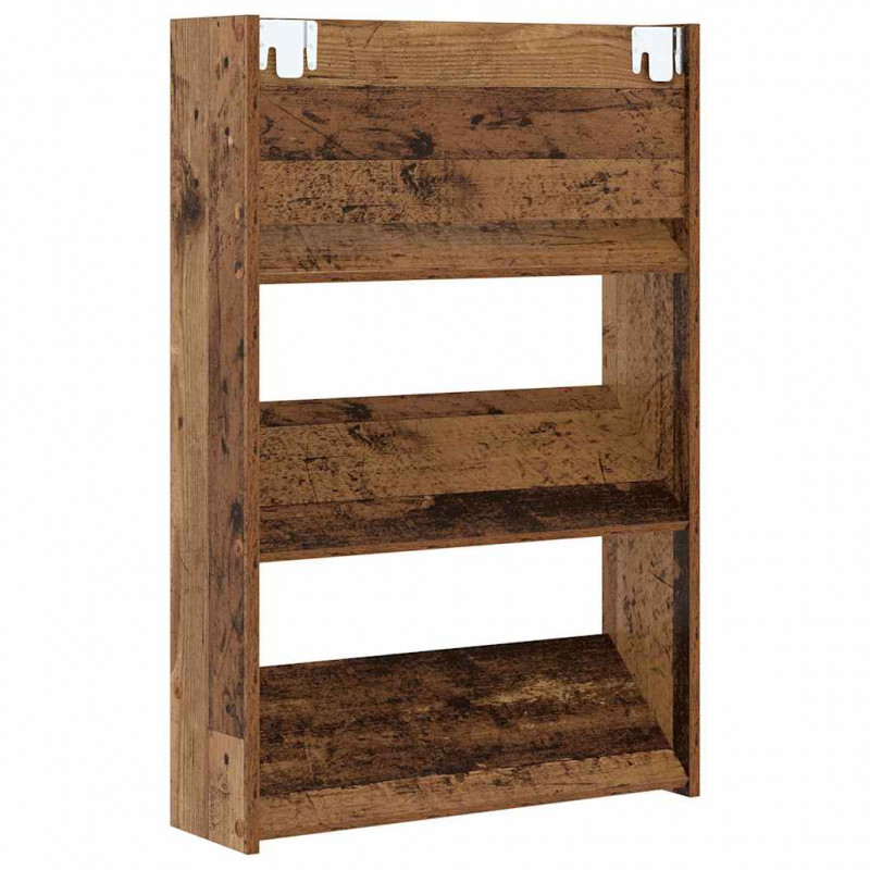 Szafka na buty z półką Stare drewno 60 x 18 x 90 cm
