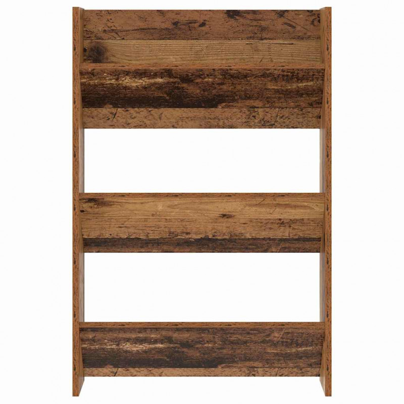 Szafka na buty z półką 2 pcs Stare drewno 60 x 18 x 90 cm