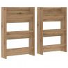 Szafka na buty z półką 2 pcs Dąb rzemieślniczy 60 x 18 x 90 cm