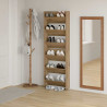 Szafka na buty z półką 2 pcs Dąb rzemieślniczy 60 x 18 x 90 cm