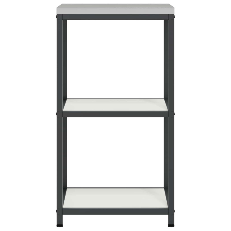 Przechowywanie w kuchni z półką Biały 60 x 50 x 92 cm Stal