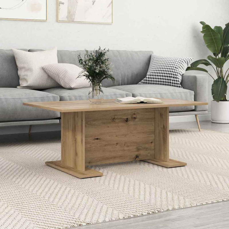 Stolik kawowy dąb artisan 103.5 x 60 x 40 cm