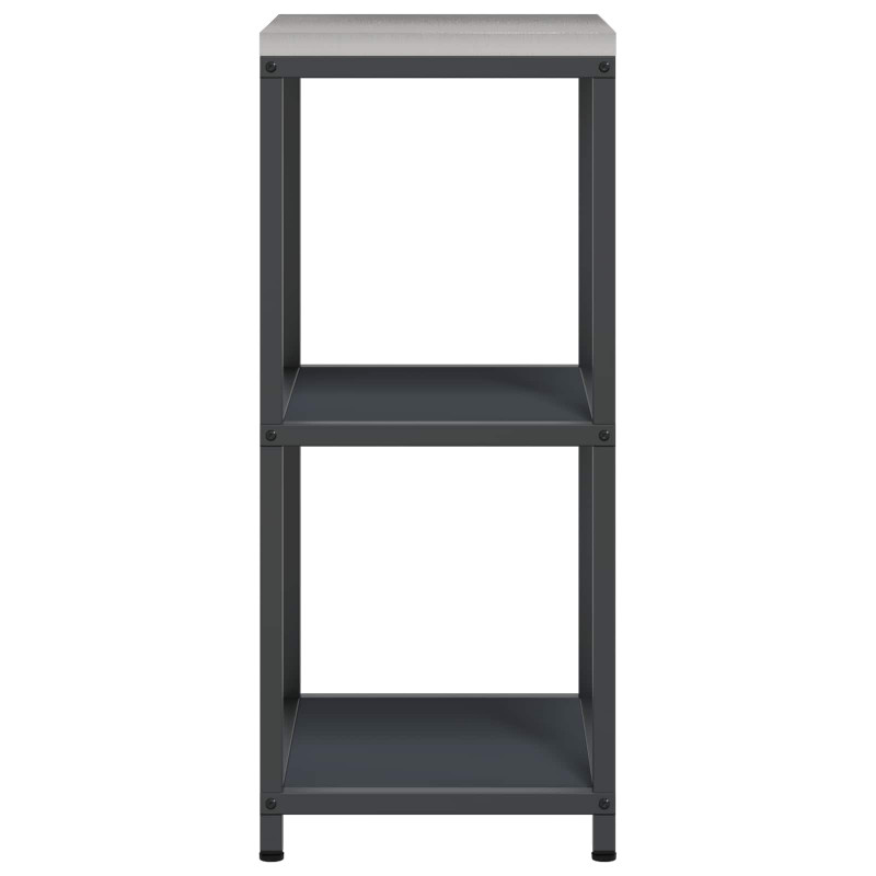 Przechowywanie w kuchni z półką Antracyt 60 x 50 x 92 cm Stal