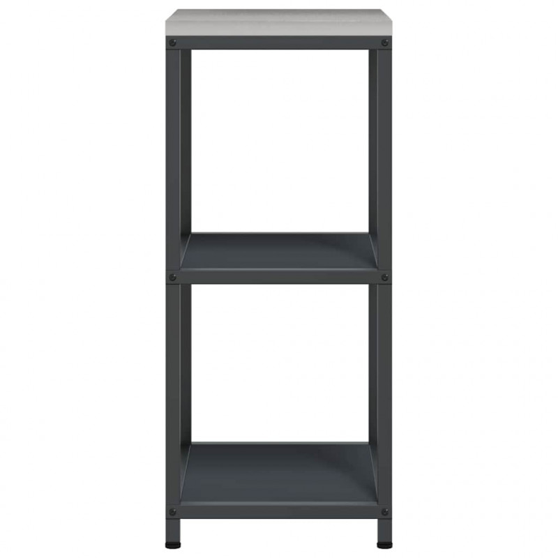 Przechowywanie w kuchni z półką Antracyt 60 x 50 x 92 cm Stal