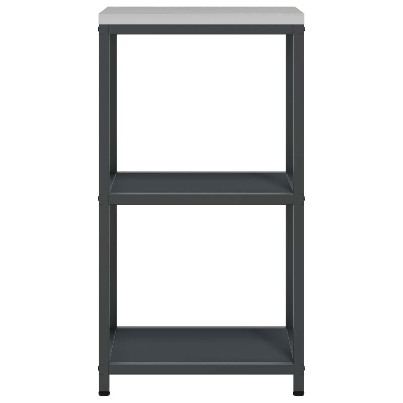 Przechowywanie w kuchni z półką Antracyt 60 x 50 x 92 cm Stal