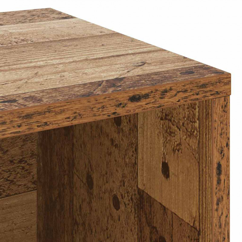 Ławka na buty z półką Stare drewno 103 x 30 x 54,5 cm