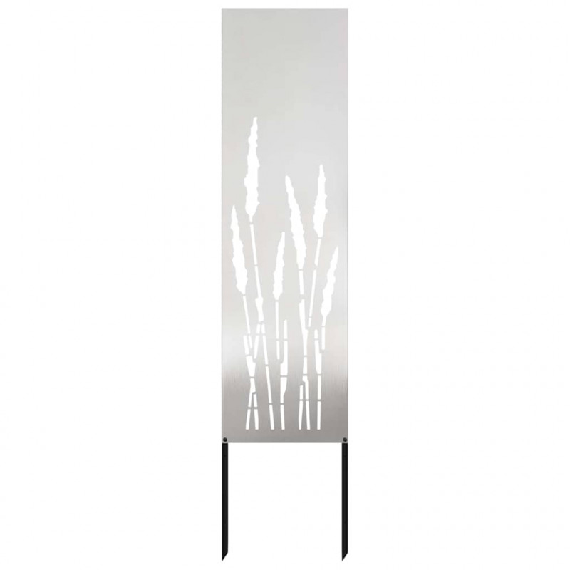 Ekran zapewniający prywatność w ogrodzie Srebrny 32 x 140 cm