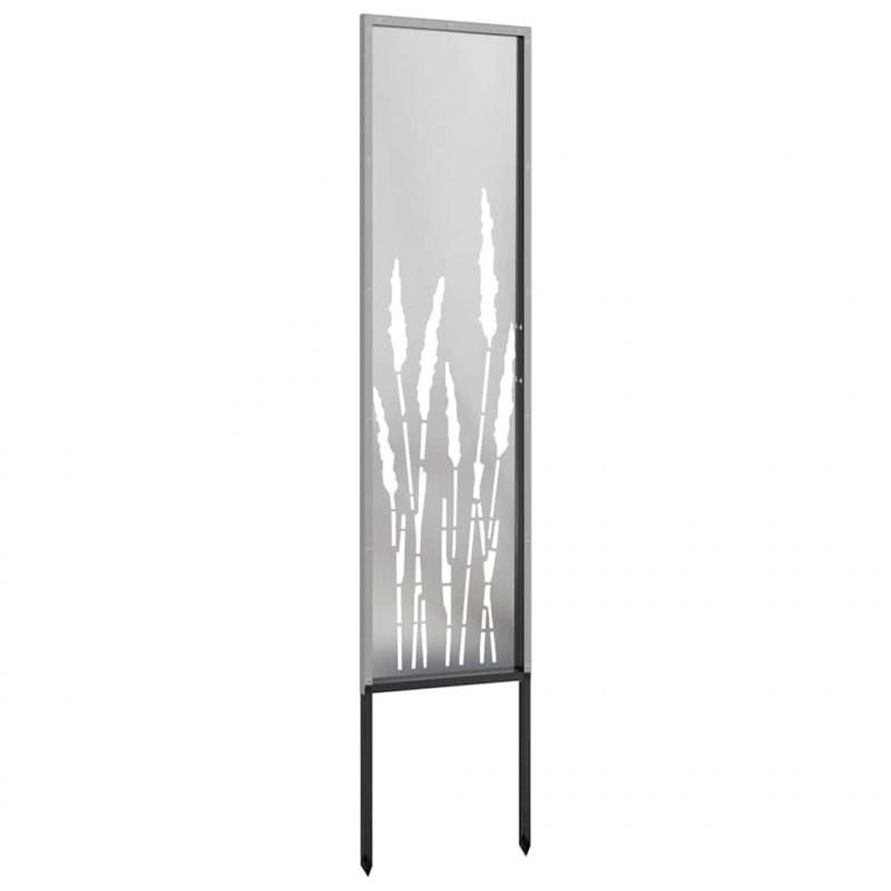 Ekran zapewniający prywatność w ogrodzie Srebrny 32 x 140 cm