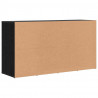 Ławka na buty z półką Czarny Dąb 103 x 30 x 54,5 cm