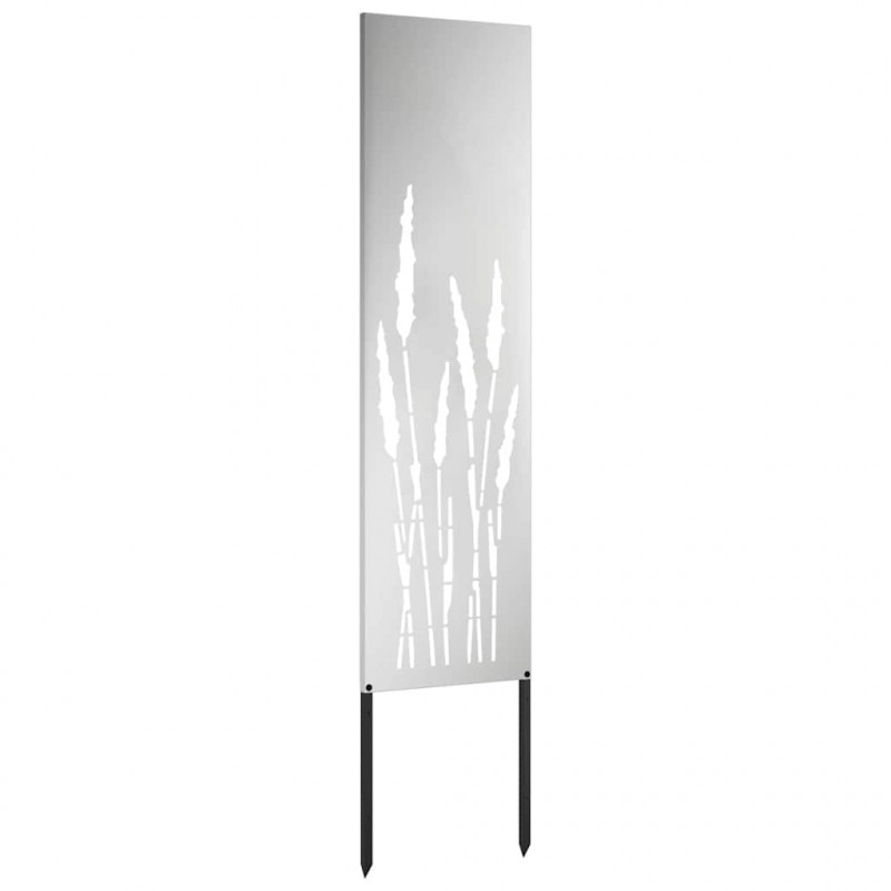 Ekran zapewniający prywatność w ogrodzie Srebrny 32 x 140 cm