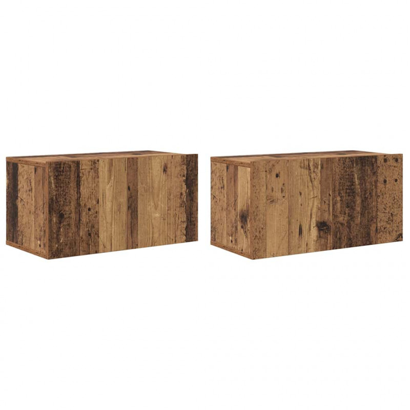 Zestaw szafek RTV 2 pcs Wielokolorowe 60 x 30 x 30 cm