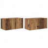 Zestaw szafek RTV 2 pcs Wielokolorowe 60 x 30 x 30 cm