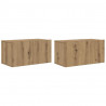 Zestaw szafek RTV 2 pcs Brązowy 60 x 30 x 30 cm