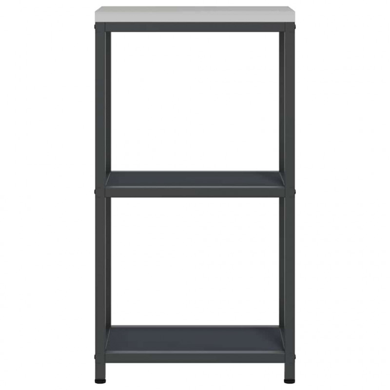 Przechowywanie w kuchni z półką Antracyt 60 x 50 x 92 cm Stal