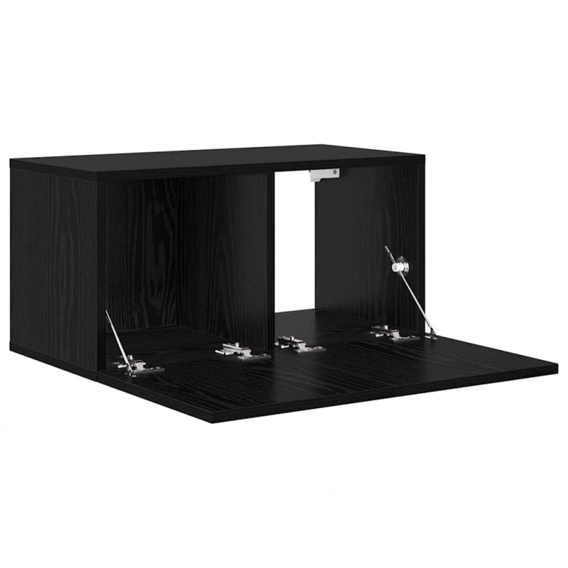 Zestaw szafek RTV 2 pcs Czarny 60 x 30 x 30 cm