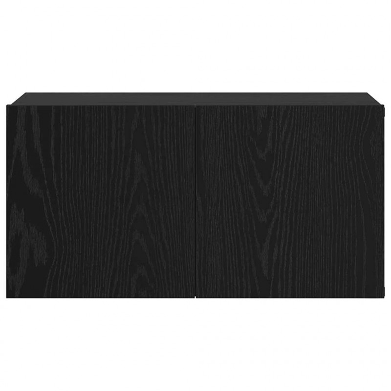 Zestaw szafek RTV 2 pcs Czarny 60 x 30 x 30 cm