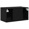 Zestaw szafek RTV 2 pcs Czarny 60 x 30 x 30 cm
