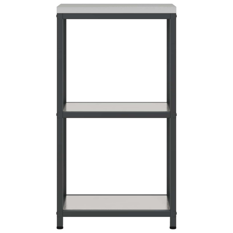 Przechowywanie w kuchni z półką Srebrny 60 x 50 x 92 cm Stal