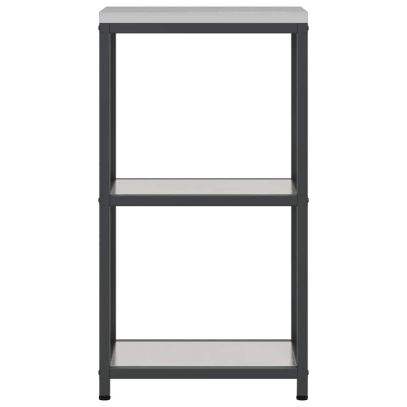 Przechowywanie w kuchni z półką Srebrny 60 x 50 x 92 cm Stal
