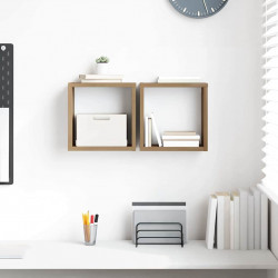 Półki ścienne z półką Dąb rzemieślniczy Materiał drewnopochodny