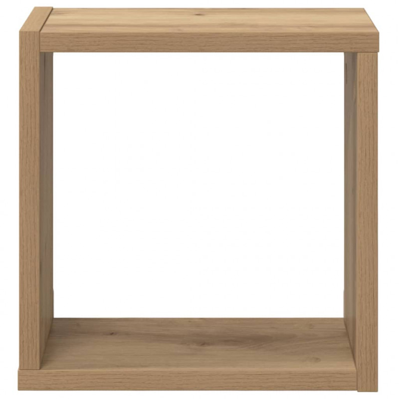Półki ścienne z półką Dąb rzemieślniczy Materiał drewnopochodny
